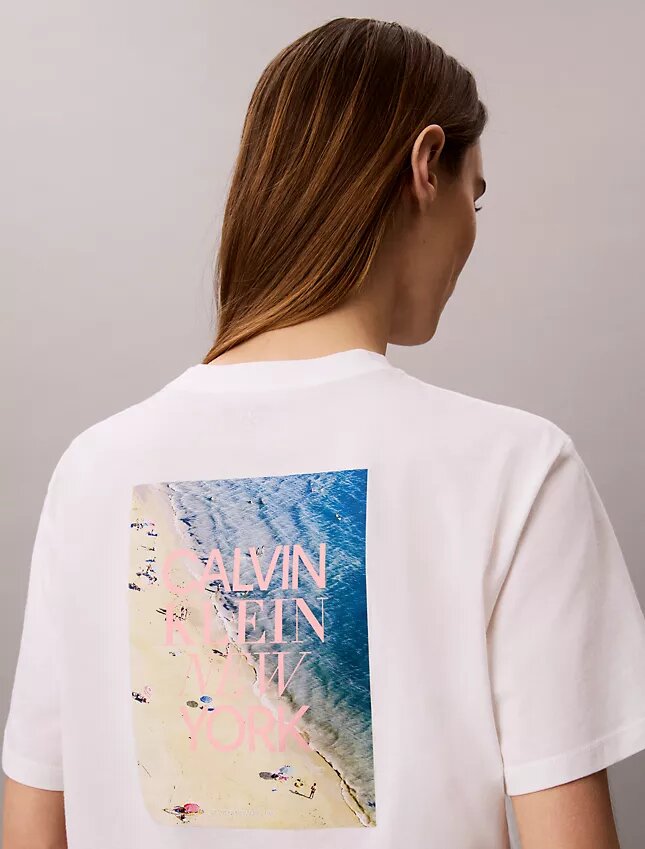 T-shirt ample avec imprimé photo CK One T-shirt ample avec imprimé photo CK One