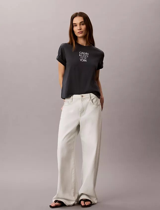 T-shirt ample avec imprimé photo CK One T-shirt ample avec imprimé photo CK One