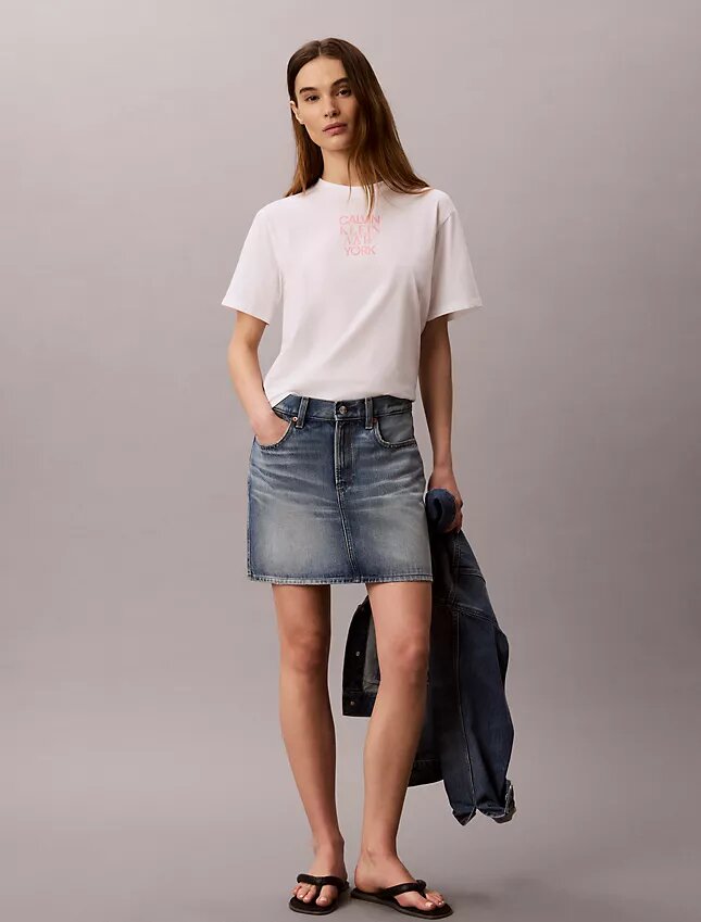 T-shirt ample avec imprimé photo CK One T-shirt ample avec imprimé photo CK One