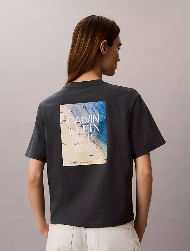 T-shirt ample avec imprimé photo CK One T-shirt ample avec imprimé photo CK One