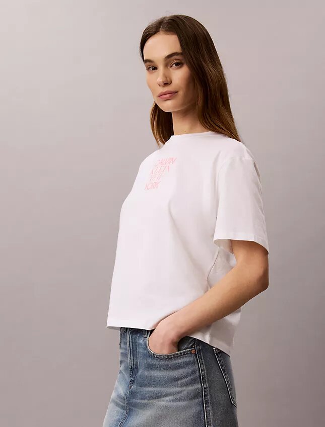 T-shirt ample avec imprimé photo CK One T-shirt ample avec imprimé photo CK One