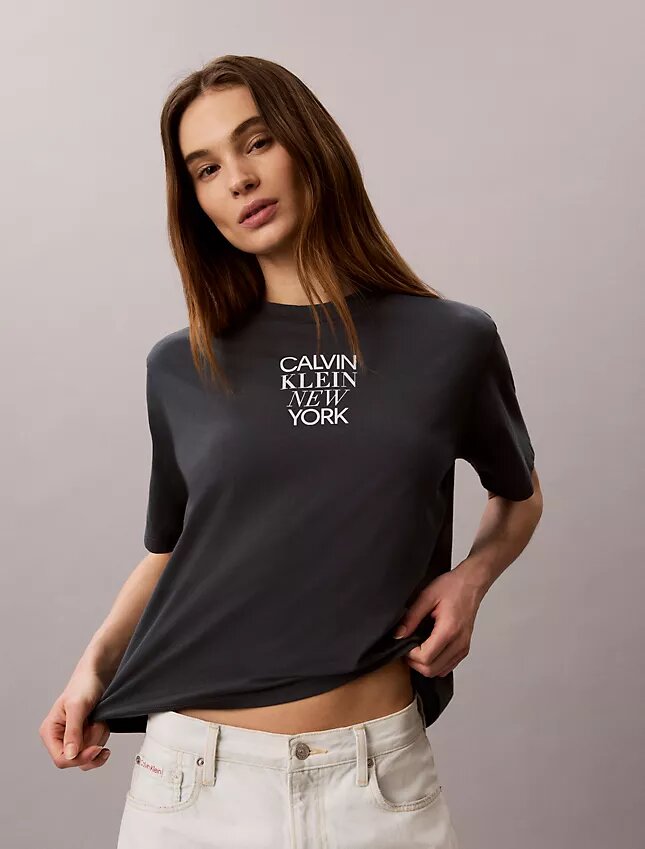 T-shirt ample avec imprimé photo CK One T-shirt ample avec imprimé photo CK One