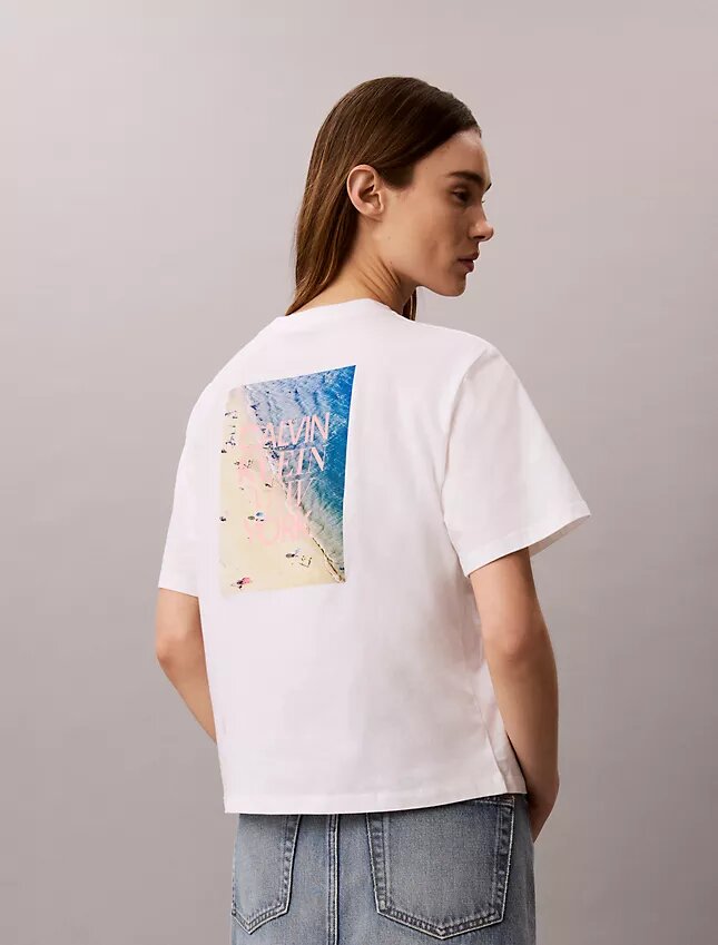 T-shirt ample avec imprimé photo CK One T-shirt ample avec imprimé photo CK One