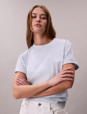 T-shirt ample avec logo brodé T-shirt ample avec logo brodé