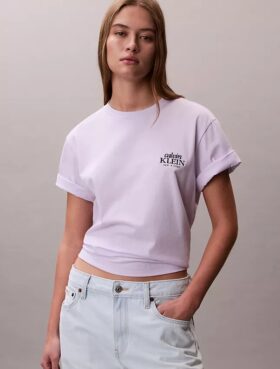 T-shirt ample avec logo brodé T-shirt ample avec logo brodé