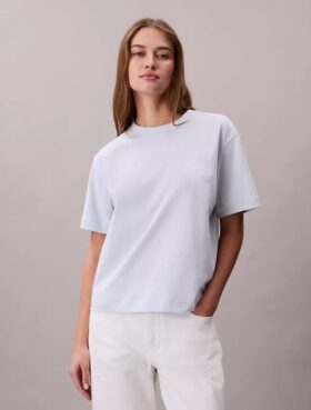 T-shirt ample avec logo brodé T-shirt ample avec logo brodé