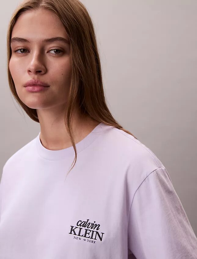 T-shirt ample avec logo brodé T-shirt ample avec logo brodé