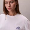 T-shirt ample avec logo brodé T-shirt ample avec logo brodé