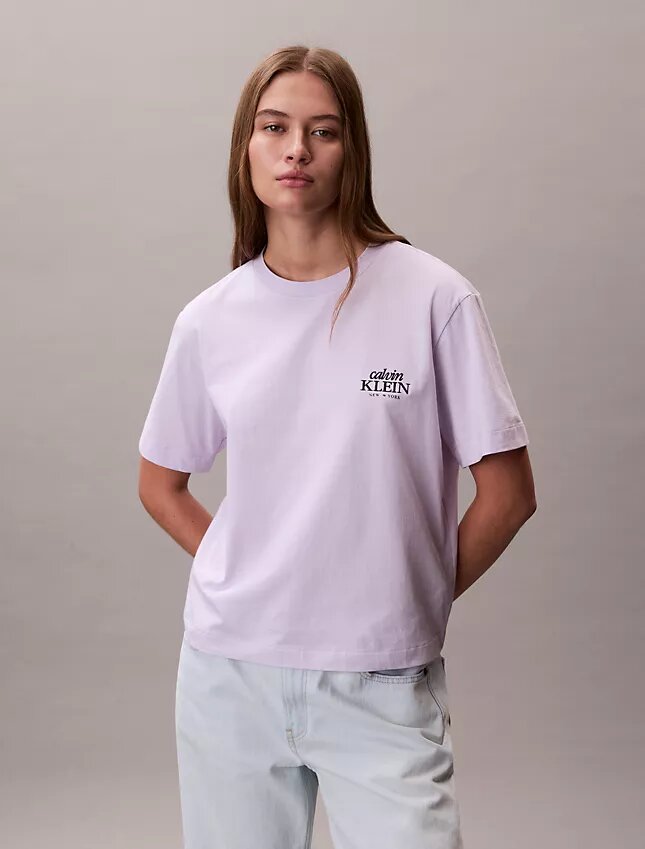 T-shirt ample avec logo brodé T-shirt ample avec logo brodé