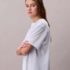 T-shirt ample avec logo brodé