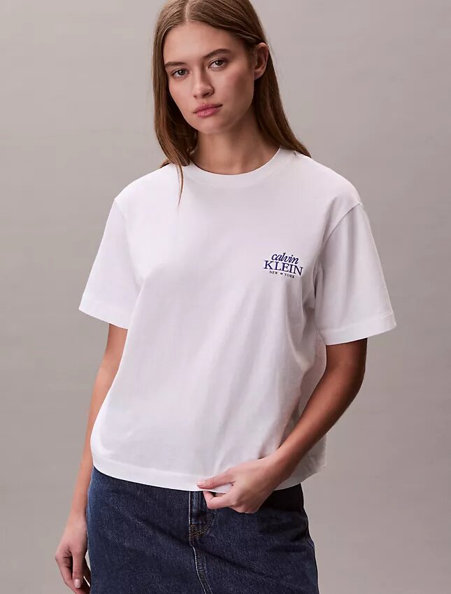 T-shirt ample avec logo brodé T-shirt ample avec logo brodé