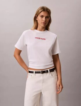 T-shirt ample avec logo Calvin Klein