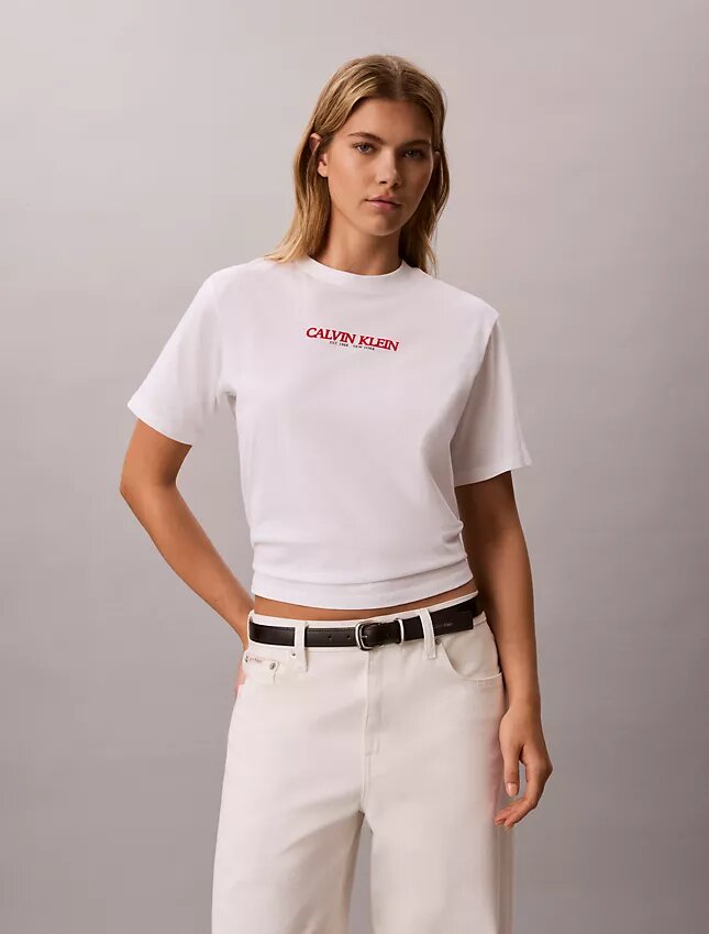 T-shirt ample avec logo Calvin Klein T-shirt ample avec logo Calvin Klein