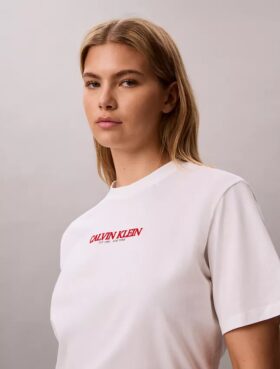 T-shirt ample avec logo Calvin Klein