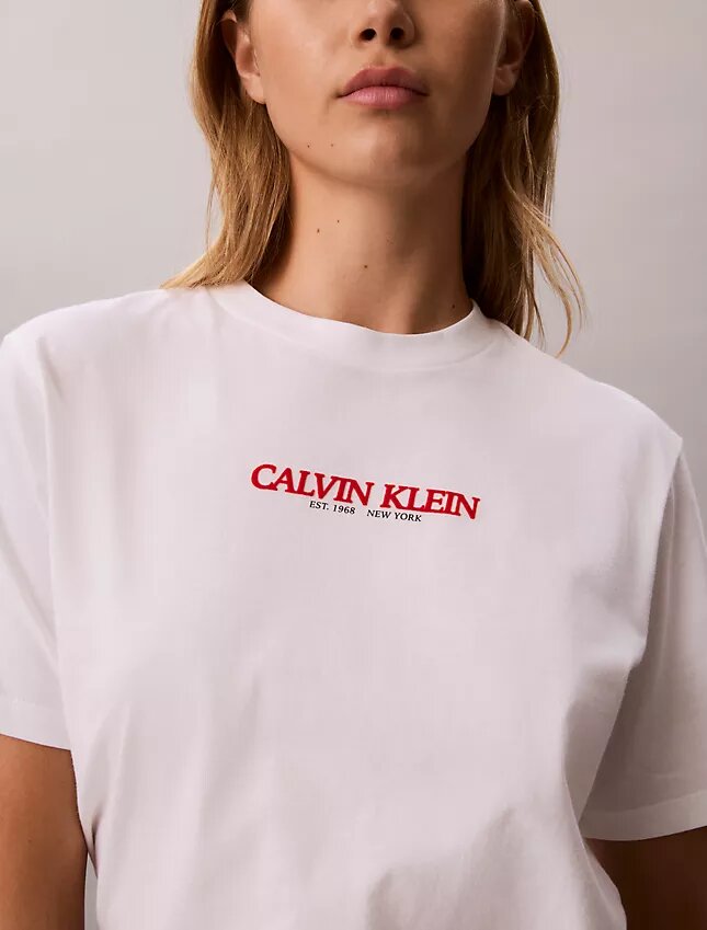 T-shirt ample avec logo Calvin Klein T-shirt ample avec logo Calvin Klein