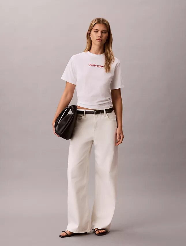 T-shirt ample avec logo Calvin Klein T-shirt ample avec logo Calvin Klein