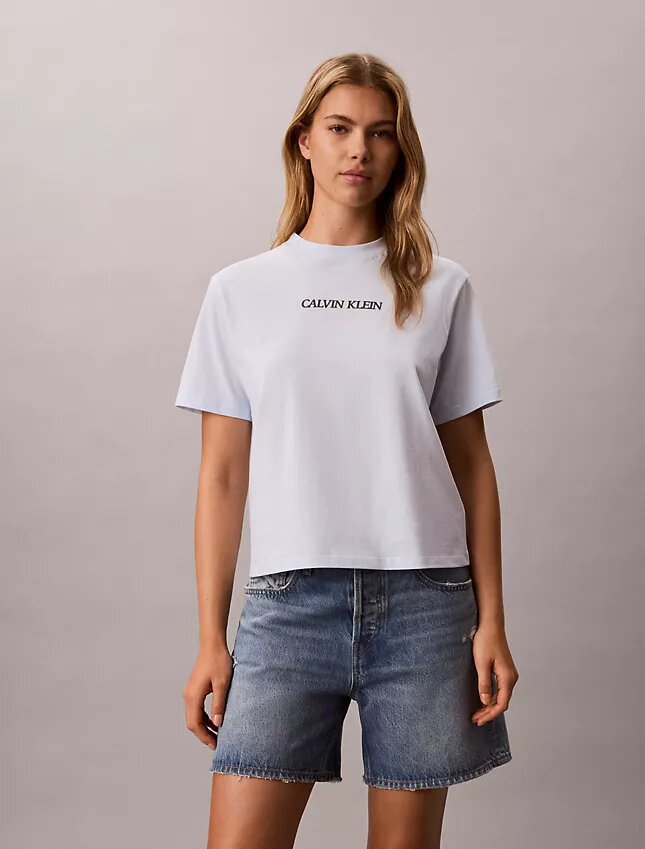 T-shirt ample avec logo Calvin Klein T-shirt ample avec logo Calvin Klein