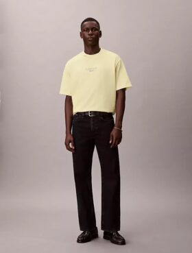 T-shirt ample avec logo Ckj