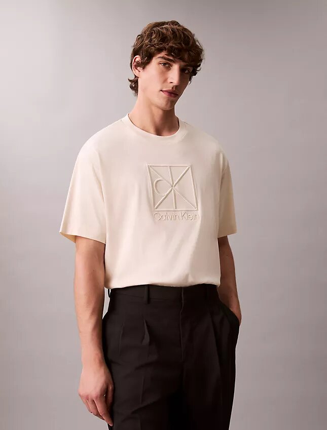 T-shirt ample avec logo emblématique T-shirt ample avec logo emblématique