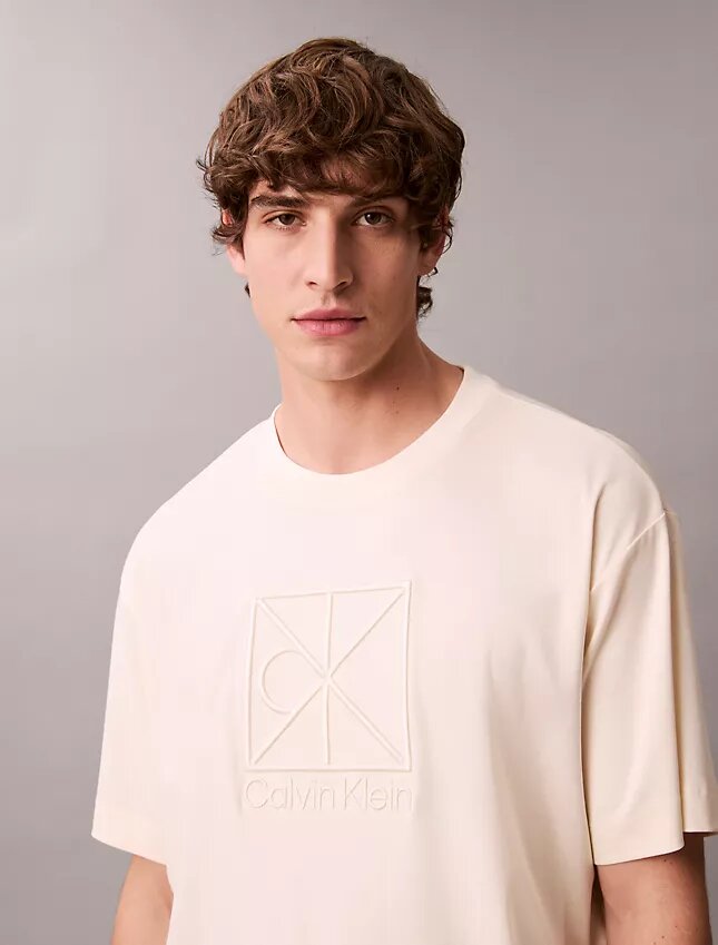 T-shirt ample avec logo emblématique T-shirt ample avec logo emblématique