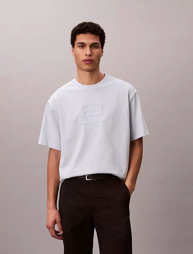 T-shirt ample avec logo emblématique T-shirt ample avec logo emblématique