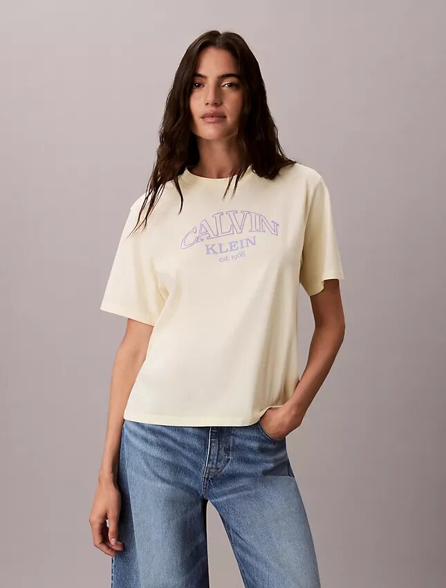 T-shirt ample avec logo en arc T-shirt ample avec logo en arc