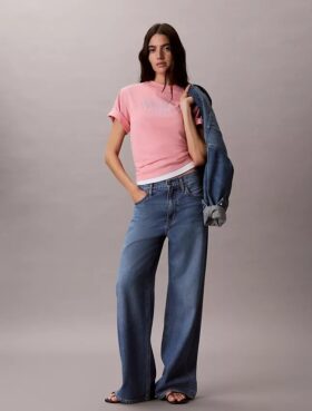 T-shirt ample avec logo en arc