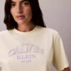 T-shirt ample avec logo en arc T-shirt ample avec logo en arc