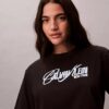 T-shirt ample avec logo en relief T-shirt ample avec logo en relief