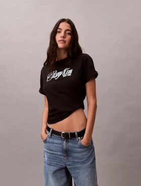 T-shirt ample avec logo en relief