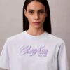 T-shirt ample avec logo en relief T-shirt ample avec logo en relief