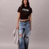T-shirt ample avec logo en relief T-shirt ample avec logo en relief