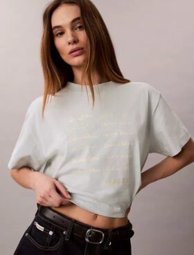 T-shirt ample avec logo graphique