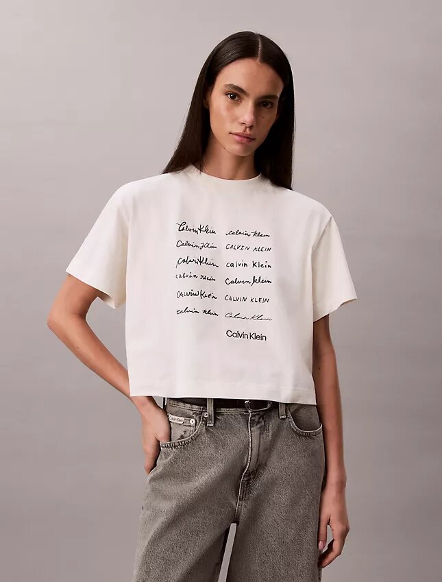 T-shirt ample avec logo graphique T-shirt ample avec logo graphique