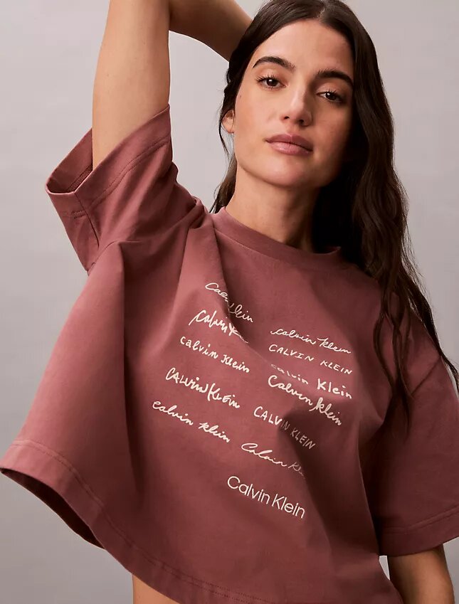 T-shirt ample avec logo graphique T-shirt ample avec logo graphique