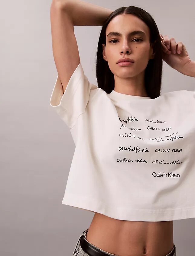 T-shirt ample avec logo graphique T-shirt ample avec logo graphique