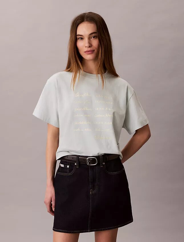 T-shirt ample avec logo graphique T-shirt ample avec logo graphique