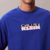 T-shirt ample avec logo graphique en blocs T-shirt ample avec logo graphique en blocs