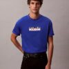 T-shirt ample avec logo graphique en blocs T-shirt ample avec logo graphique en blocs