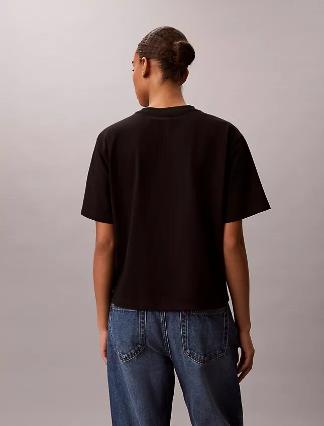 T-shirt ample avec logo graphique en lettres délavées T-shirt ample avec logo graphique en lettres délavées