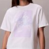T-shirt ample avec logo graphique en lettres délavées T-shirt ample avec logo graphique en lettres délavées