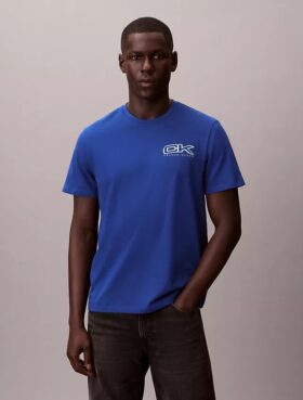T-shirt ample avec logo Monogram métallisé
