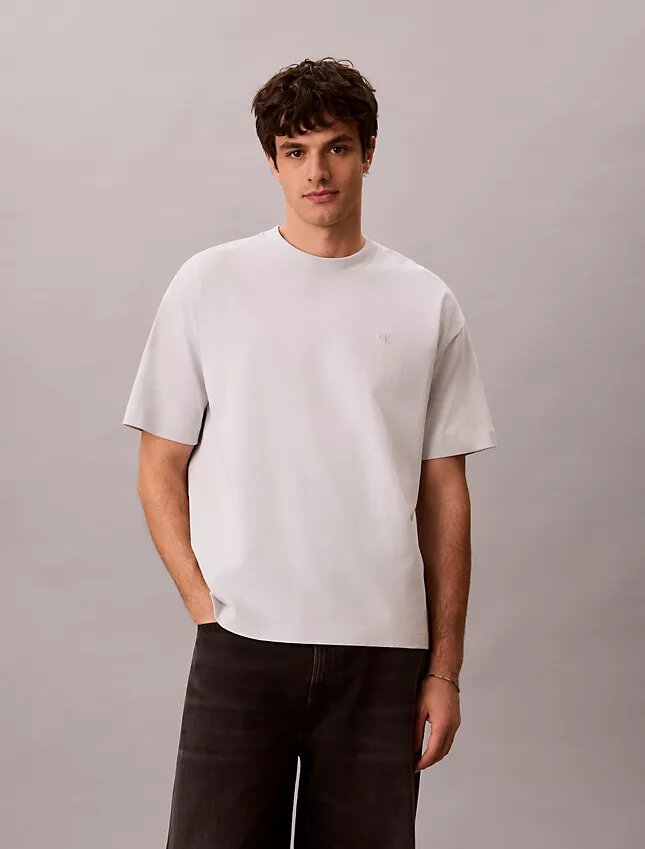 T-shirt ample avec motif Monologo vieilli T-shirt ample avec motif Monologo vieilli