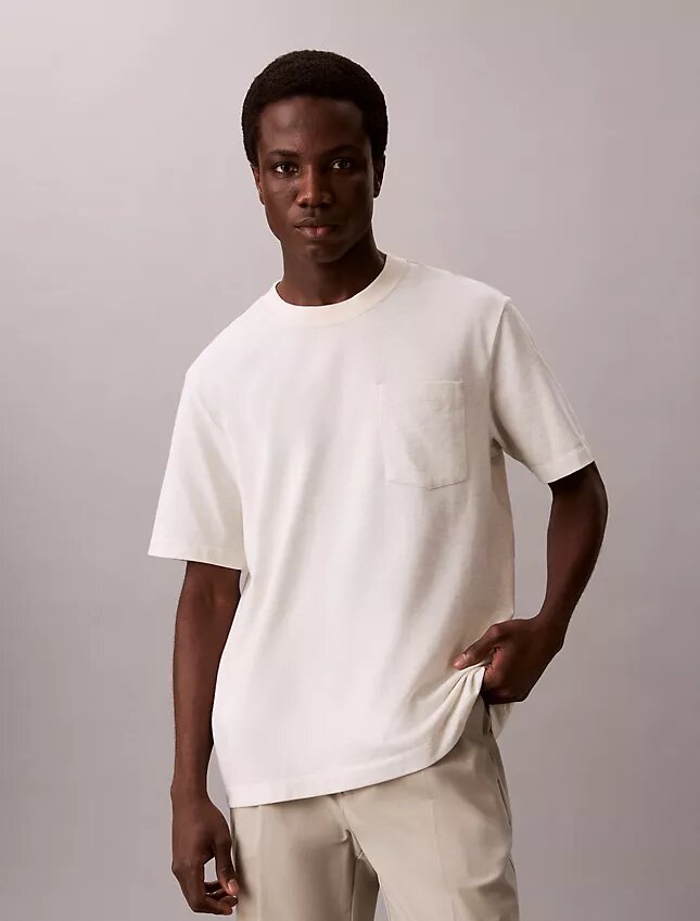 T-shirt ample en mélange de coton T-shirt ample en mélange de coton