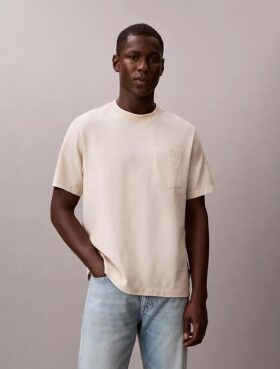T-shirt ample en mélange de coton