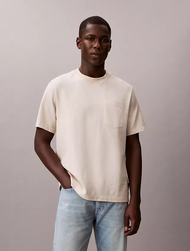 T-shirt ample en mélange de coton T-shirt ample en mélange de coton