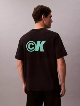 T-shirt ample en piqué rafraîchissant avec logo