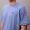 T-shirt ample en piqué rafraîchissant avec logo T-shirt ample en piqué rafraîchissant avec logo