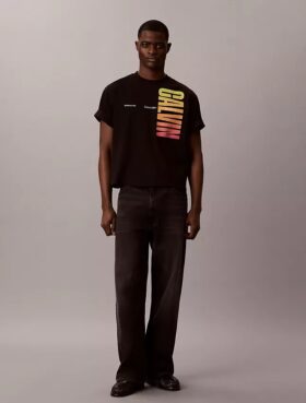 T-shirt ample à logo Pride audacieux