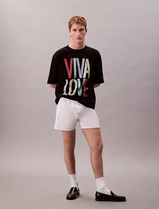 T-shirt ample Marc Hundley Pride Viva Love T-shirt ample Marc Hundley Pride Viva Love